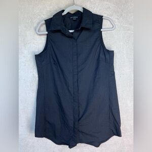 Zac & Rachel Women’s Sleeveless Stretch Button Down Knit Top Size Medium